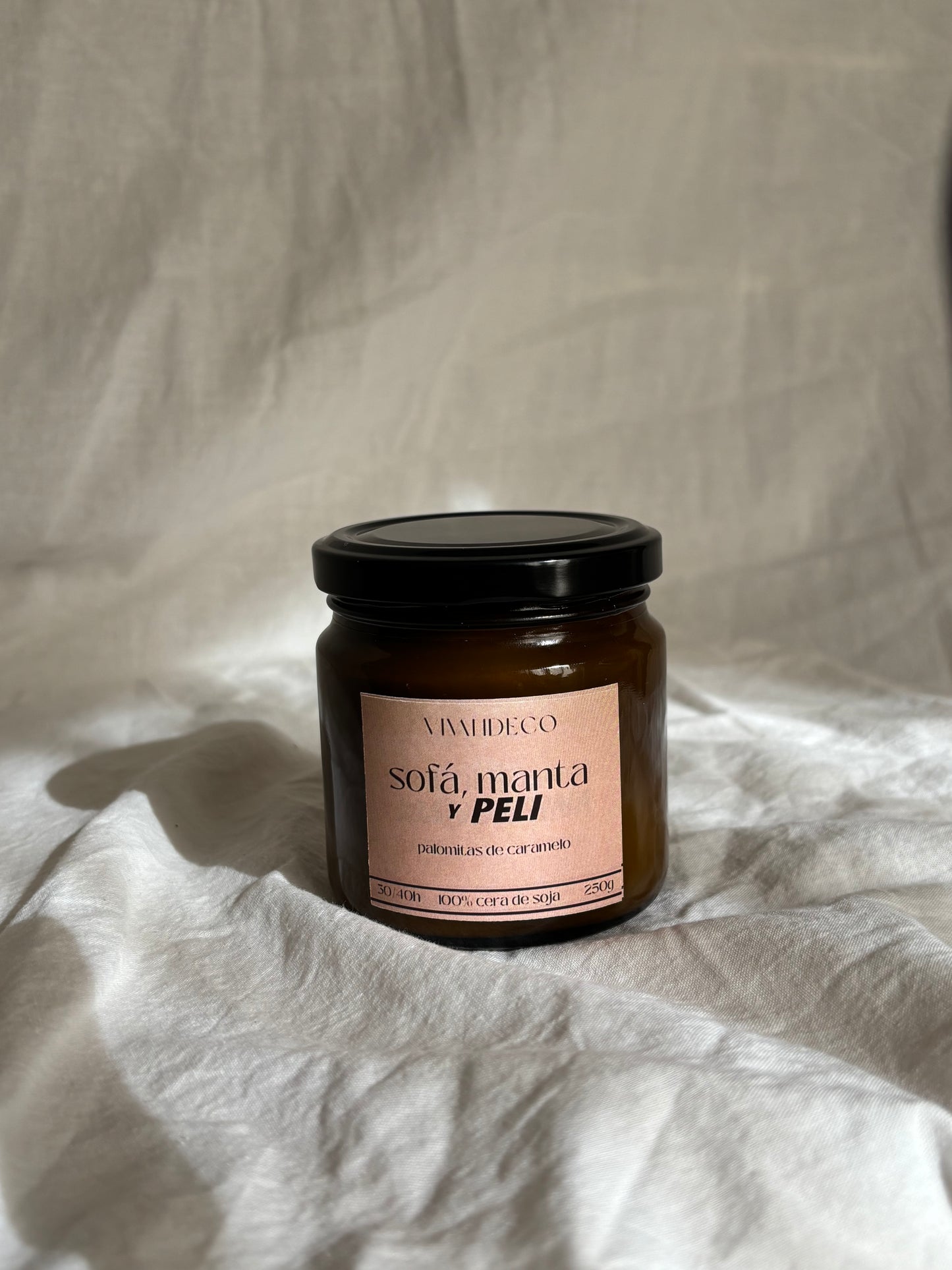 Vela Sofá, manta y peli